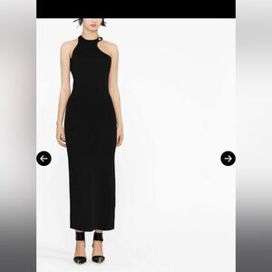 SIR Elegant Black Sleeveless Dress